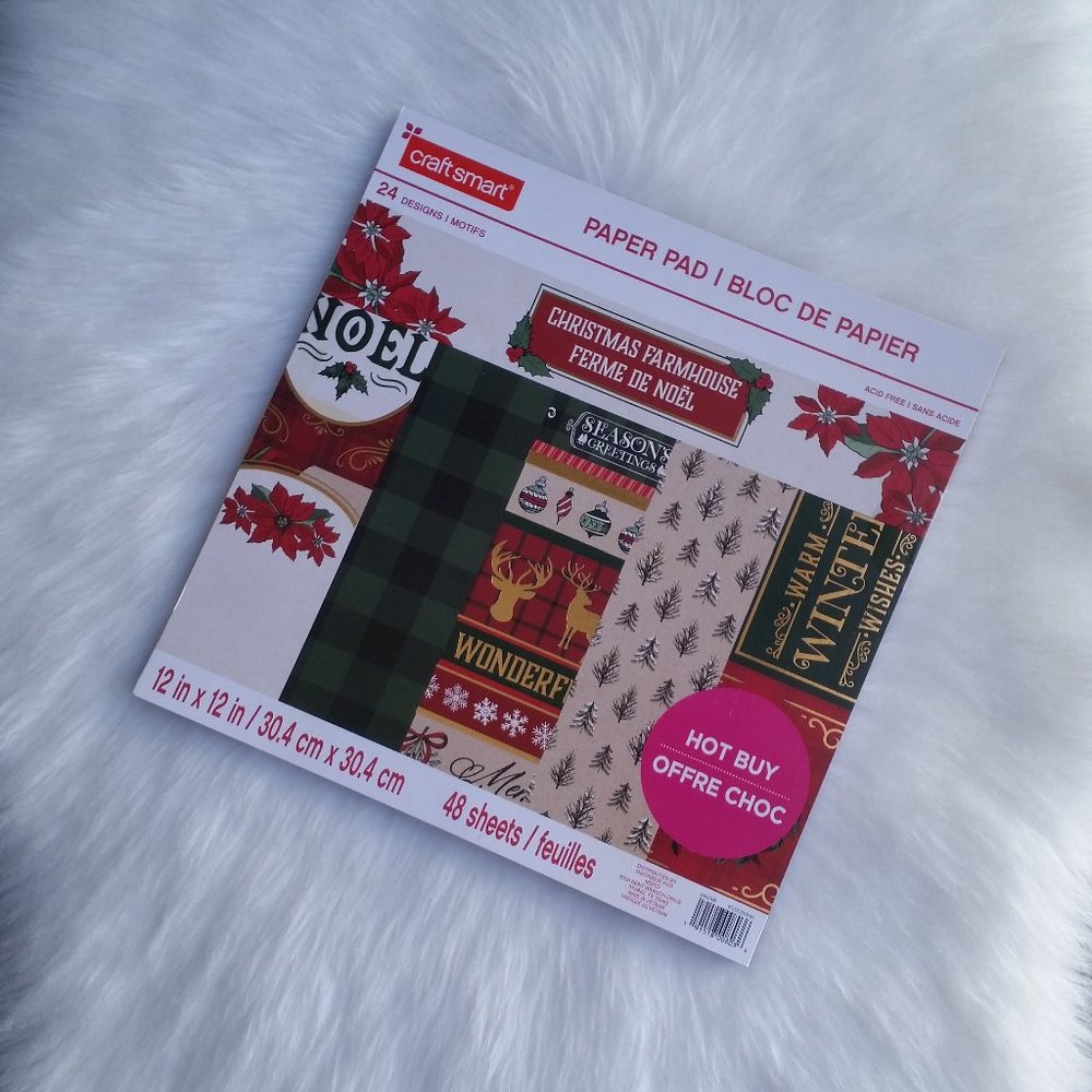 Christmas Farmhouse Paper Pad by Craft Smart